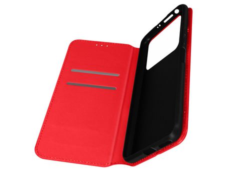 Funda para Xiaomi Poco M4 Pro 4G Tarjetero Soporte Vídeo Rojo