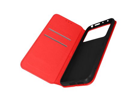 Funda para Xiaomi Poco X4 Pro 5G Tarjetero Soporte Vídeo Rojo