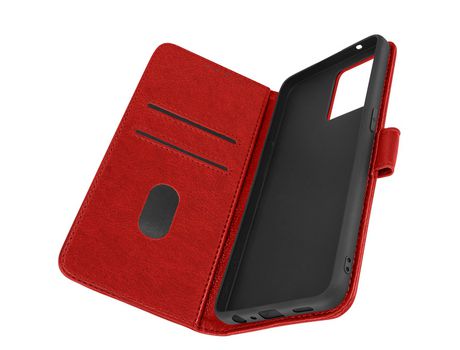 Funda Oppo Reno 7 Tarjetero Soporte Vídeo rojo