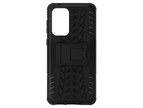 Funda para Samsung Galaxy A33 5G 2 Materiales Antigolpes Soporte Negro