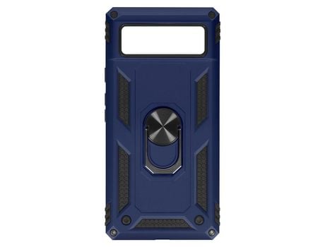 Funda híbrida para Google Pixel 6a Esquinas reforzadas Azuls
