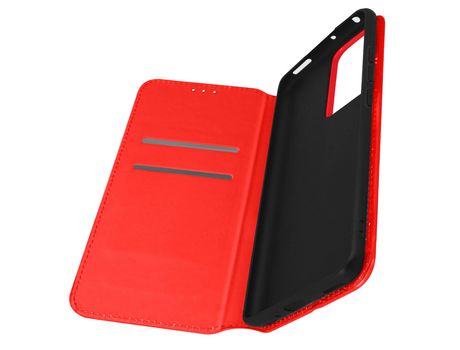 Funda con tarjetero y soporte para vídeo -para Xiaomi 12 Pro roja