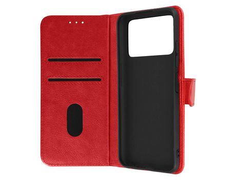 Funda para Xiaomi Poco M4 Pro 5G / Redmi Note 11S 5G Tarjetero Soporte Vídeo rojo