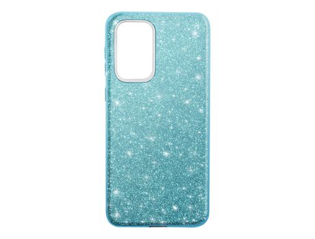 Carcasa purpurina con lámina semirrígida extraíble Azul para Samsung Galaxy A33 5G