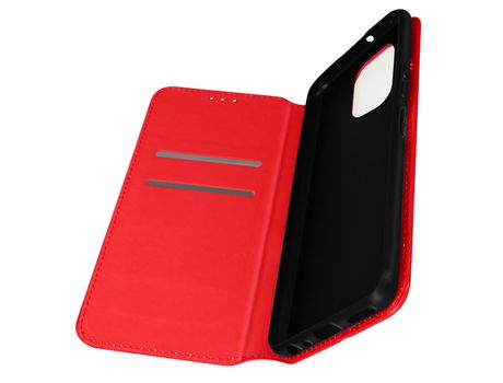 Funda para Samsung Galaxy A03 Tarjetero Soporte Vídeo Rojo