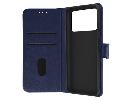 Funda para Xiaomi Poco X4 Pro 5G Tarjetero Soporte Vídeo Azul