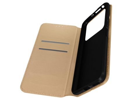 Funda para Xiaomi Redmi Note 10 Pro Tarjetero Soporte Vídeo Dorado