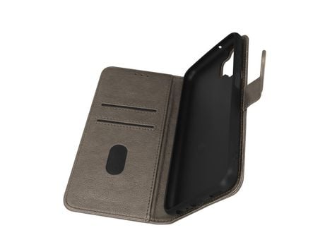 Funda para Samsung Galaxy A13 Tarjetero Soporte Vídeo gris