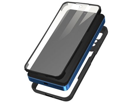 Funda para Xiaomi Redmi Note 11 Pro posterior plexiglás y frontal de polímero Negro