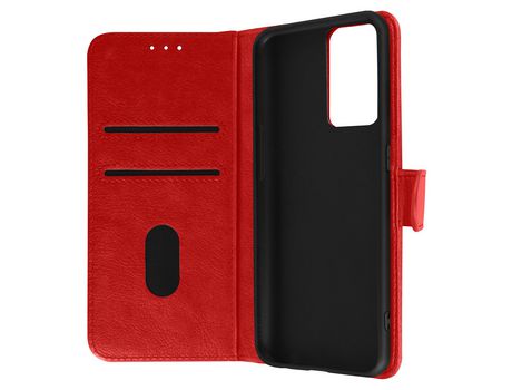 Funda Oppo Find X5 lite Tarjetero Soporte Vídeo rojo