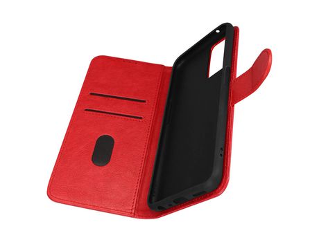 Funda Realme 9i / Oppo A76 y A96 Tarjetero Soporte Vídeo rojo