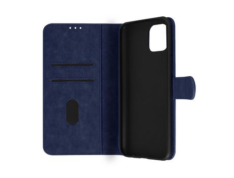 Funda para Samsung Galaxy A03 Tarjetero Soporte Vídeo Azul