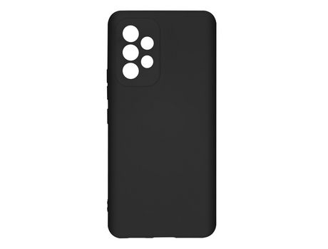 Funda para Samsung Galaxy A53 5G Silicona Flexible Acabado Tacto Suave Negro