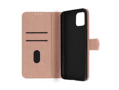 Funda para Samsung Galaxy A03 Tarjetero Soporte Vídeo Champán
