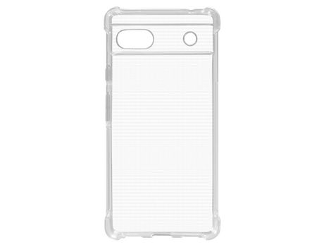 Funda híbrida para Google Pixel 6a Esquinas reforzadas transparentes