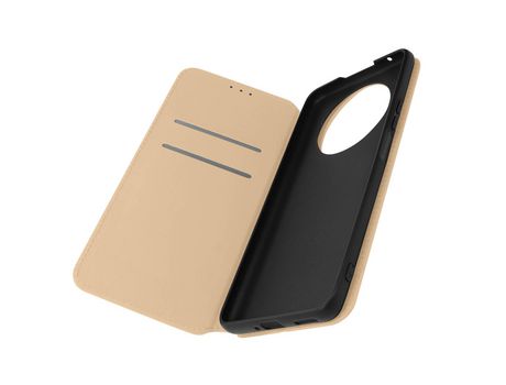 Funda con tarjetero y soporte para vídeo -Honor Magic 4 Lite dorada