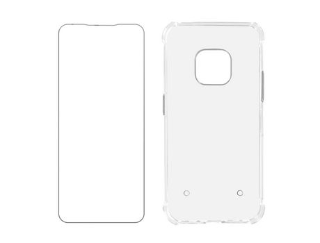 Pack Protección Nokia XR20 Funda Flexible + Cristal Templado Transparente