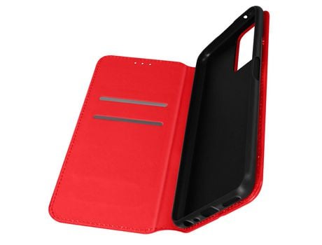 Funda con tarjetero y soporte para vídeo -Realme 9i , Oppo A76 , Oppo A96 roja