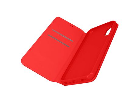 Funda para Samsung Galaxy A03 Core Tarjetero Soporte Vídeo Rojo
