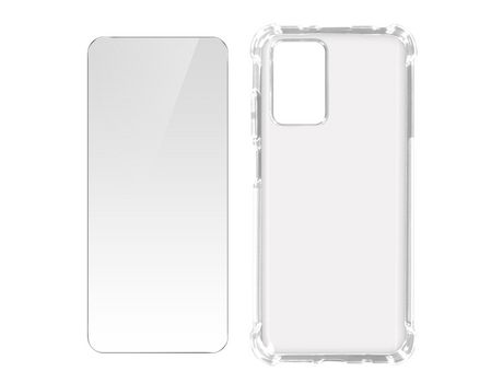 Pack Protección para Xiaomi Redmi 10 Funda Flexible + Cristal Templado Transparente