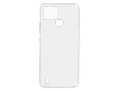 Funda Realme C21/C11 2021 resistente en gel blando de silicona blanco