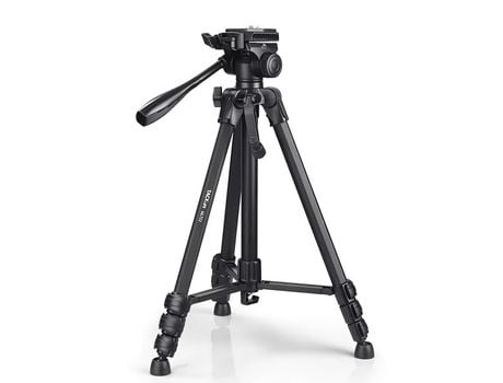 Trípode para cámara KLACK ó teléfono móvil, 48/150cm 360 Portátil, Fuerte estabilidad, 5Kg de carga máxima