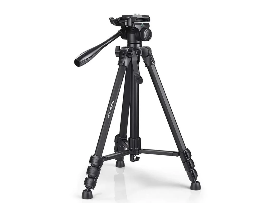 Trípode para cámara KLACK ó teléfono móvil, 48/150cm 360 Portátil, Fuerte estabilidad, 5Kg de carga máxima