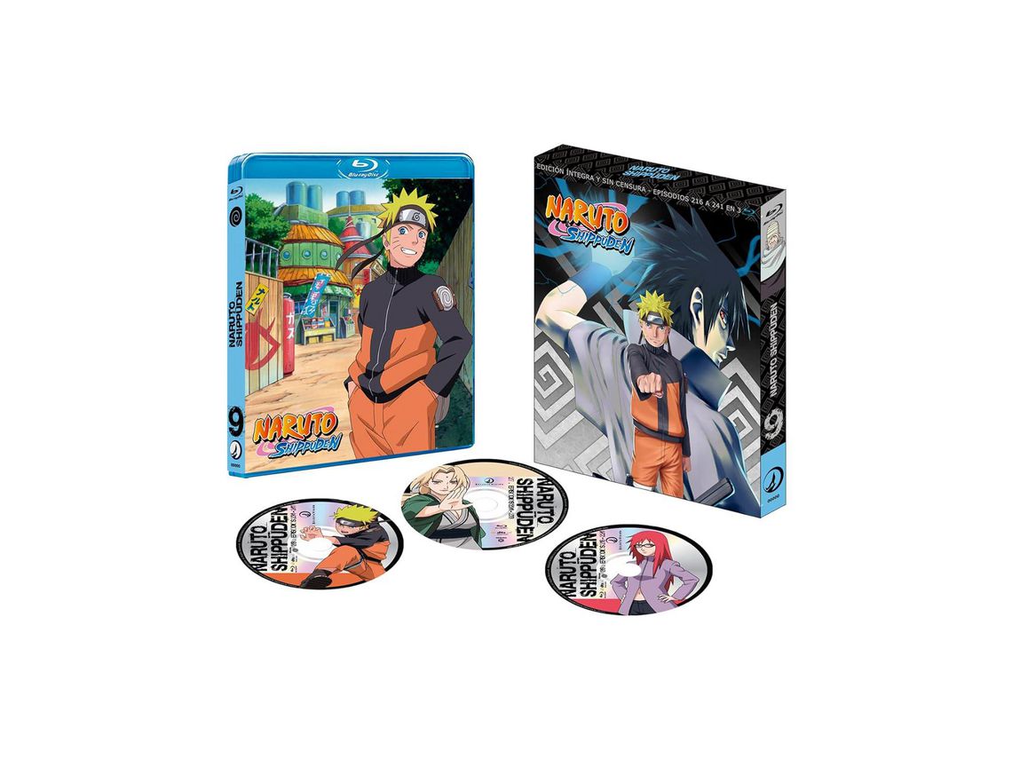 Naruto Shippuden Box 9 Episodios 216 a 241 SELECTA