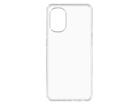 Funda Oppo Reno 8 Lite 5G resistente en gel blando de silicona blanco