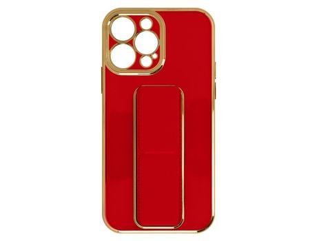 Funda de silicona plegable para iPhone 13 Pro Max Sistema magnético rojo