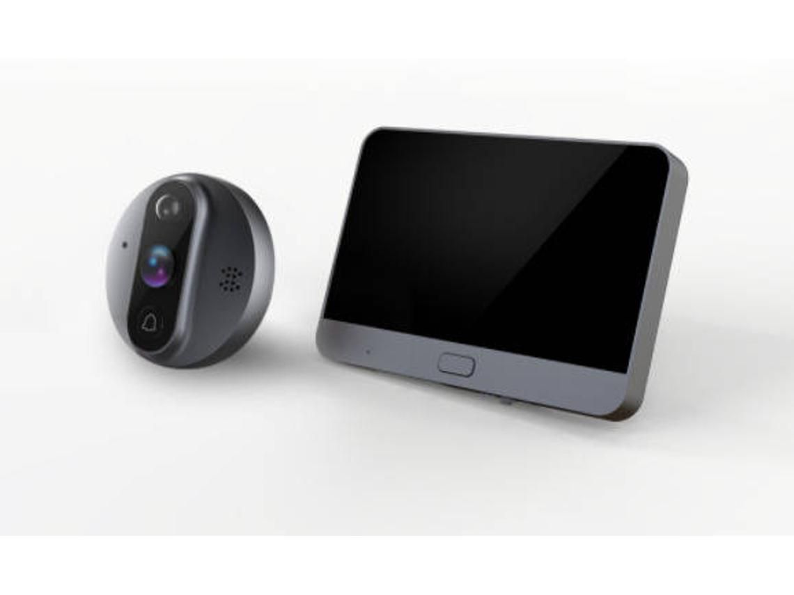 Visor de puerta Digital Wifi para puerta de 35-130mm/166 pulgadas Ahd 720P cámara de vigilancia gran angular pantalla Tft de 4,3 pulgadas/visión nocturna YIZHOOD