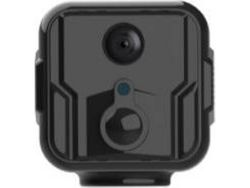 Mini cámara espía Versión Wifi portátil Seguridad para el hogar con detección nocturna Cámara para niñera Uso en interiores Batería de larga duración Negro YIZHOOD