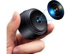 A9 Mini 1080P HD Wifi Cámara oculta inalámbrica con sensor de movimiento infrarrojo Visión nocturnanegro YIZHOOD
