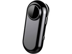 Mini cámara espía portátil Cámara de seguridad doméstica compacta Full HD 1080P 130 gran angular con grabación de audio y video en buclenegro YIZHOOD