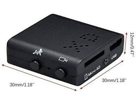Mini cámara de visión nocturna grabadora de vídeo cámara de seguridad para el hogar HD Micro cámara de detección de movimiento para grabación de ví...