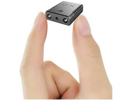 Mini cámara espía, pequeña cámara oculta 1080P de seguridad para el hogar con visión nocturna y detección de movimiento para cámaras de vigilancia ...