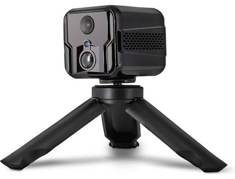 Mini cámara de seguridad con aplicación WiFi para interiores - Transmisión en vivo - Sensor de movimiento - Visión nocturna - Audio portátil - Disc...