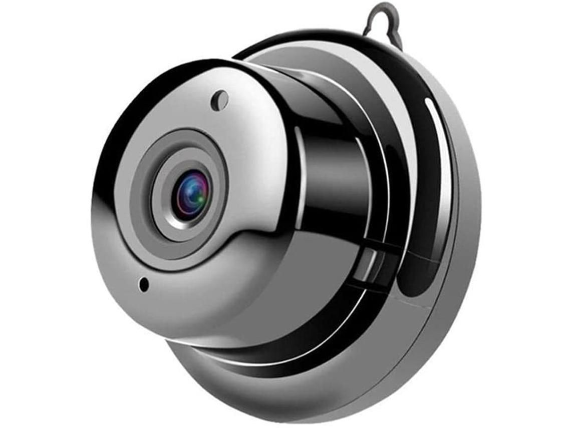 Cámara de vigilancia IP Wifi V380 HD 1080P Mini cámara Wifi con función de detección de movimiento Adecuada para el hogar Oficina HotelNegro YIZHOOD