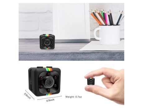 Cámara espía cámara inalámbrica cámara niñera pequeña portátil HD 1080P con cámara de detección de movimiento para seguridad interior al aire libre...