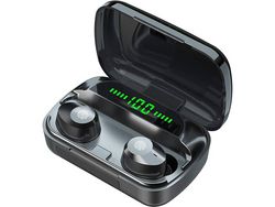 Auricular Bluetooth, Auriculares inalámbricos Bluetooth 5.1 Tiempo de reproducción 100H Auriculares con sonido estéreo Hi-FI de graves profu YIZHOOD