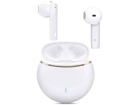 Chronos Auriculares Bluetooth Sonido estéreo HD Bluetooth 5.0 Auriculares internos Cancelación de Ruido Llamada Cristalin YIZHOOD