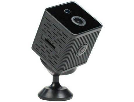 Mini Inntente Cámara grabadora de seguridad Full HD con visión nocturna Wi-Fi portátil adecuada para mascotas, bebés y ancianos, color negro YIZHOO...