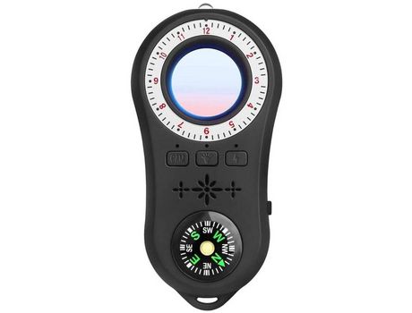 Detector de cámara oculta antiespía, Detector de errores de cámara oculta inalámbrica, Lente láser GSM, Detector de radio, Escáner inalámbrico Negr...
