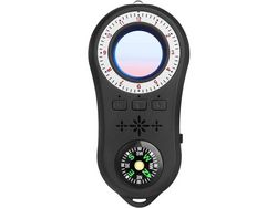 Detector de cámara oculta antiespía, Detector de errores de cámara oculta inalámbrica, Lente láser GSM, Detector de radio, Escáner inalámbrico Negro YIZHOOD
