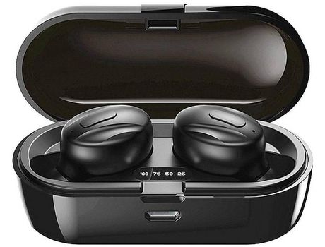 Auriculares inalámbricos, Auriculares Bluetooth 5.0 Auriculares internos inalámbricos IPX5 a prueba de agua con estuche de carga con pantall YIZHOOD