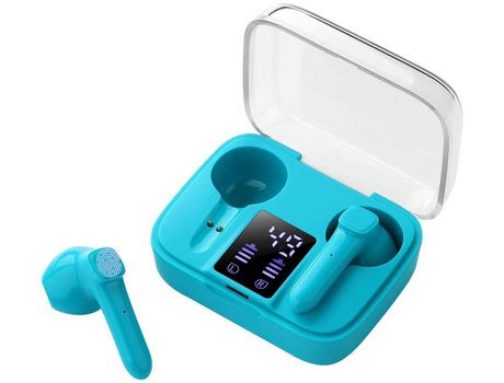 Auricular Bluetooth 5.0, Reproducción estéreo HD Auriculares inalámbricos Auriculares inalámbricos con micrófono, Auriculares Bluetooth con YIZHOOD...