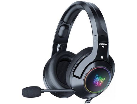Auriculares para juegos con micrófono e iluminación LED RGB para PS4, Xbox One, computadora portátil, computadora, Mac, jack de 3,5 mm, soni YIZHOO...