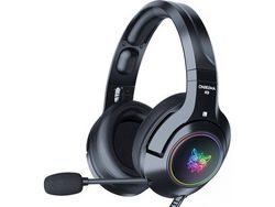 Auriculares para juegos con micrófono e iluminación LED RGB para PS4, Xbox One, computadora portátil, computadora, Mac, jack de 3,5 mm, soni YIZHOOD