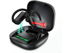 Auriculares Bluetooth 5.1, Auriculares deportivos inalámbricos, Auriculares Bluetooth con cancelación de ruido CVC 8.0, Auriculares deportiv YIZHOOD