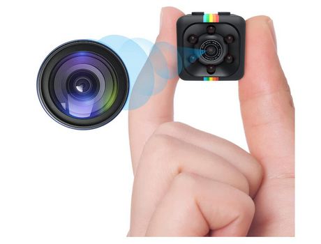 Cámara Espía Cámara Inalámbrica Cámara Niñera Pequeña Portátil HD 1080P con Cámara De Detección De Movimiento para Seguridad Interior Al Aire Libre...